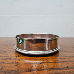 Vintage London Silver Wine Coaster | Antique & Vintage | Moonee Ponds Antiques | Australia Wide Delivery