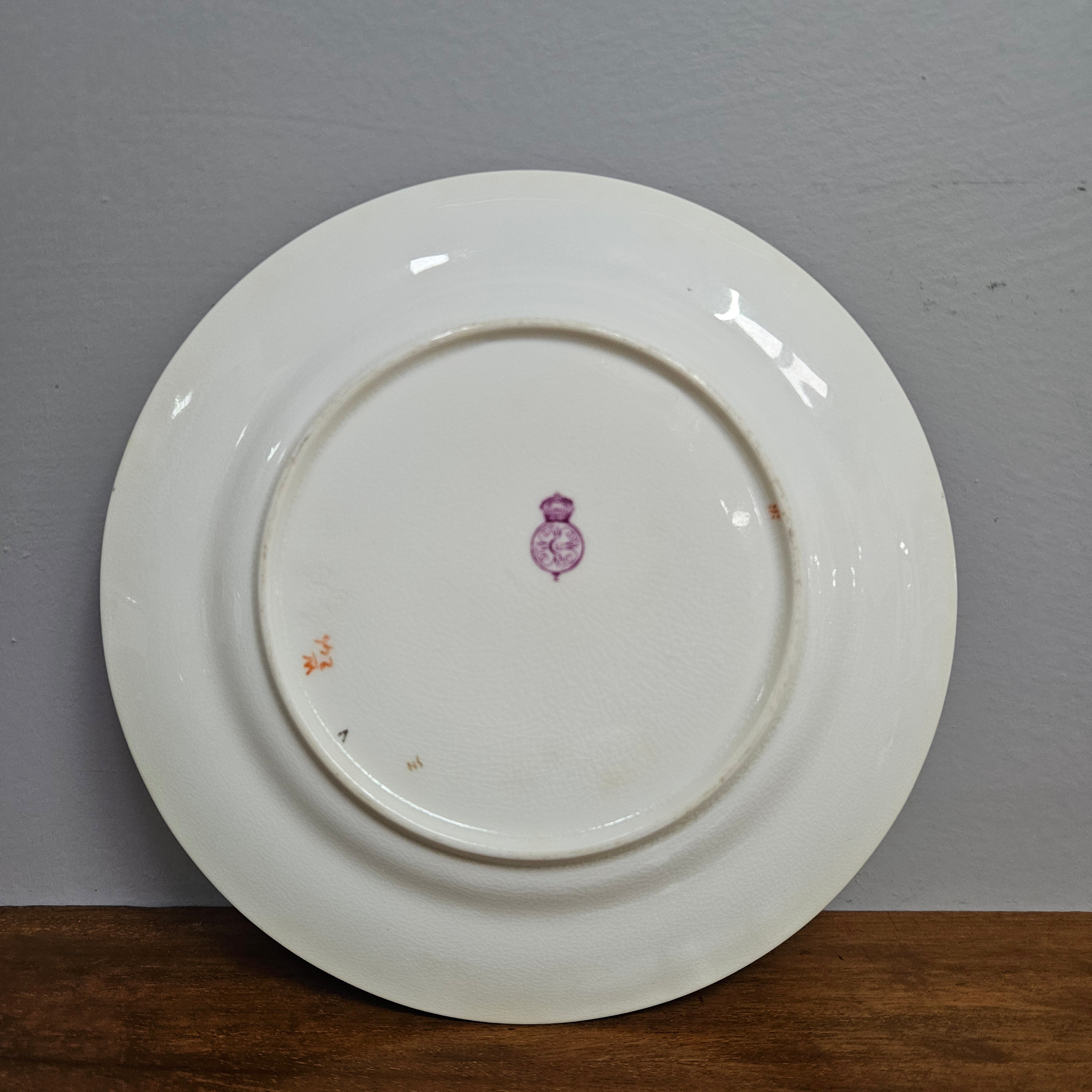 Set 6 Antique Royal Worcester Hand Painted & Gilded Plates | Antique & Vintage | Moonee Ponds Antiques | Australia Wide