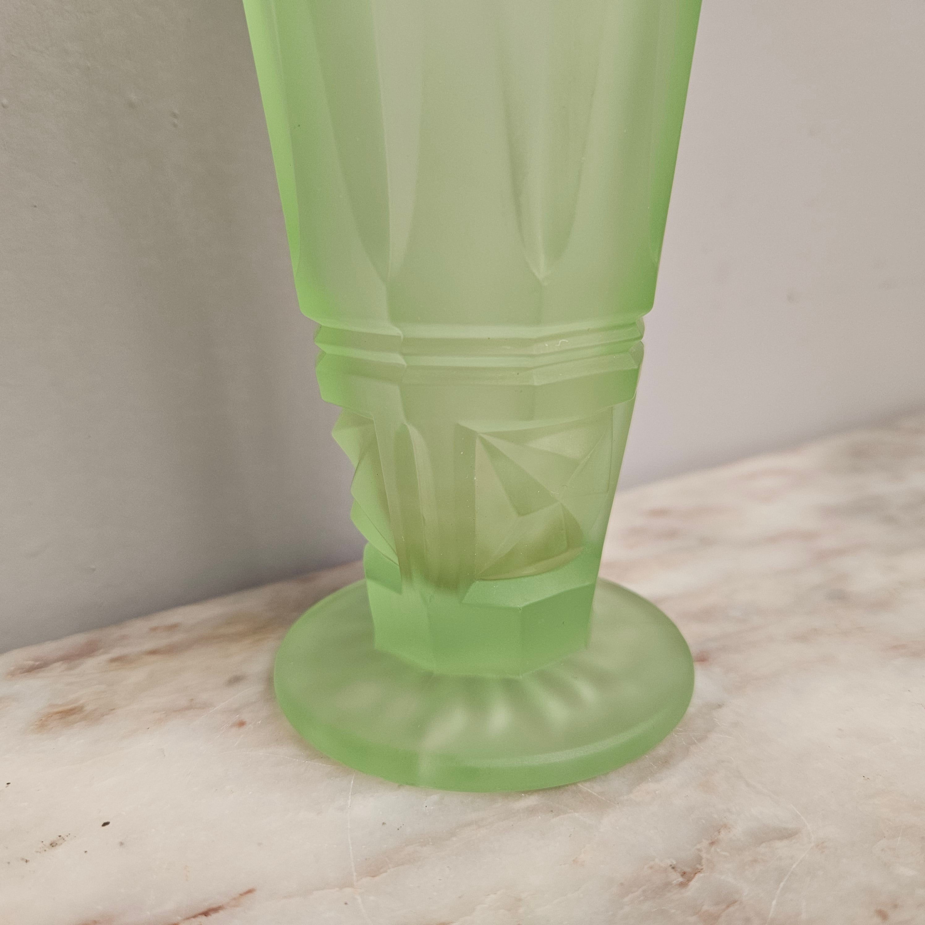 Vintage Depression Glass Vase | Antique & Vintage | Moonee Ponds Antiques | Australia Wide
