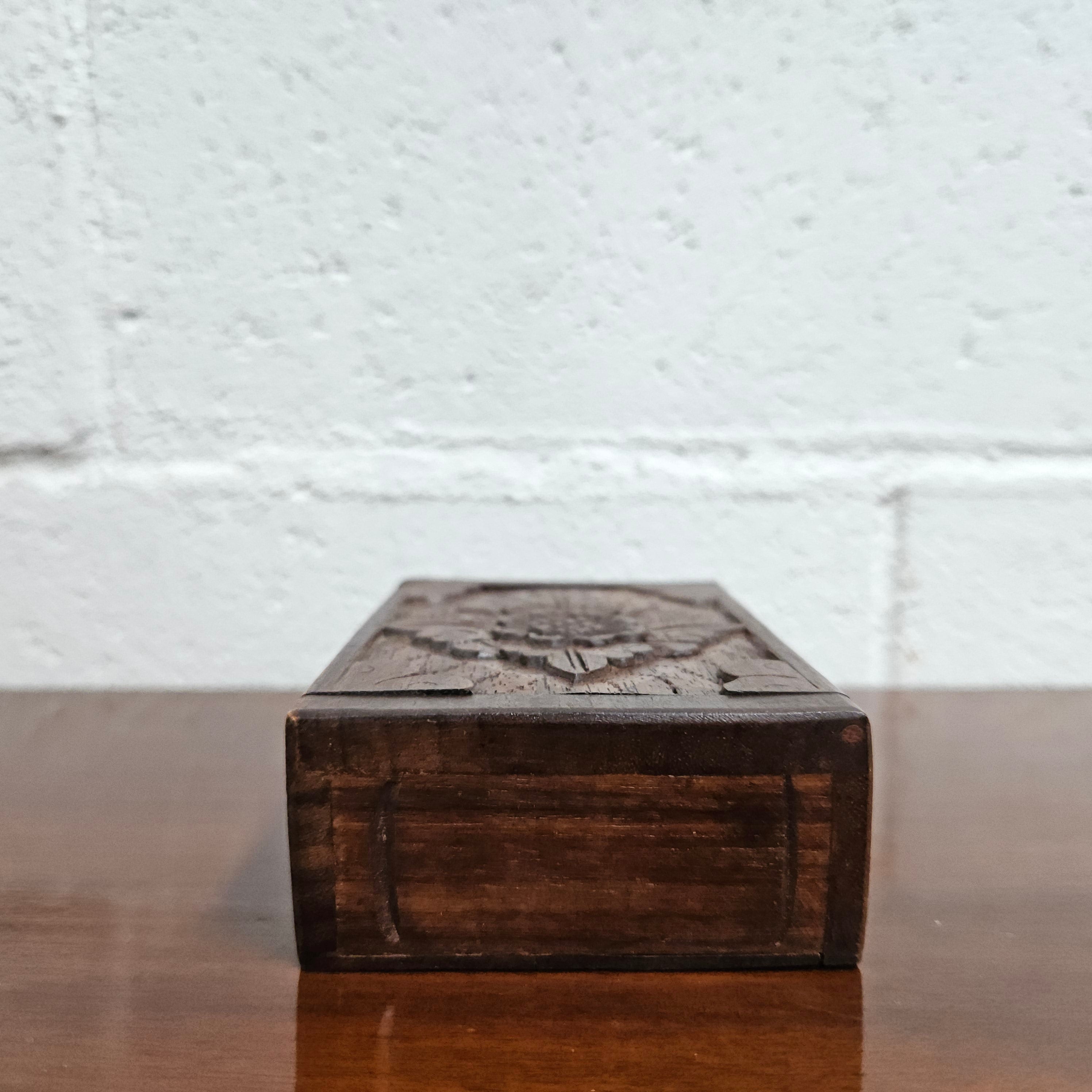 Vintage Hand Carved Box