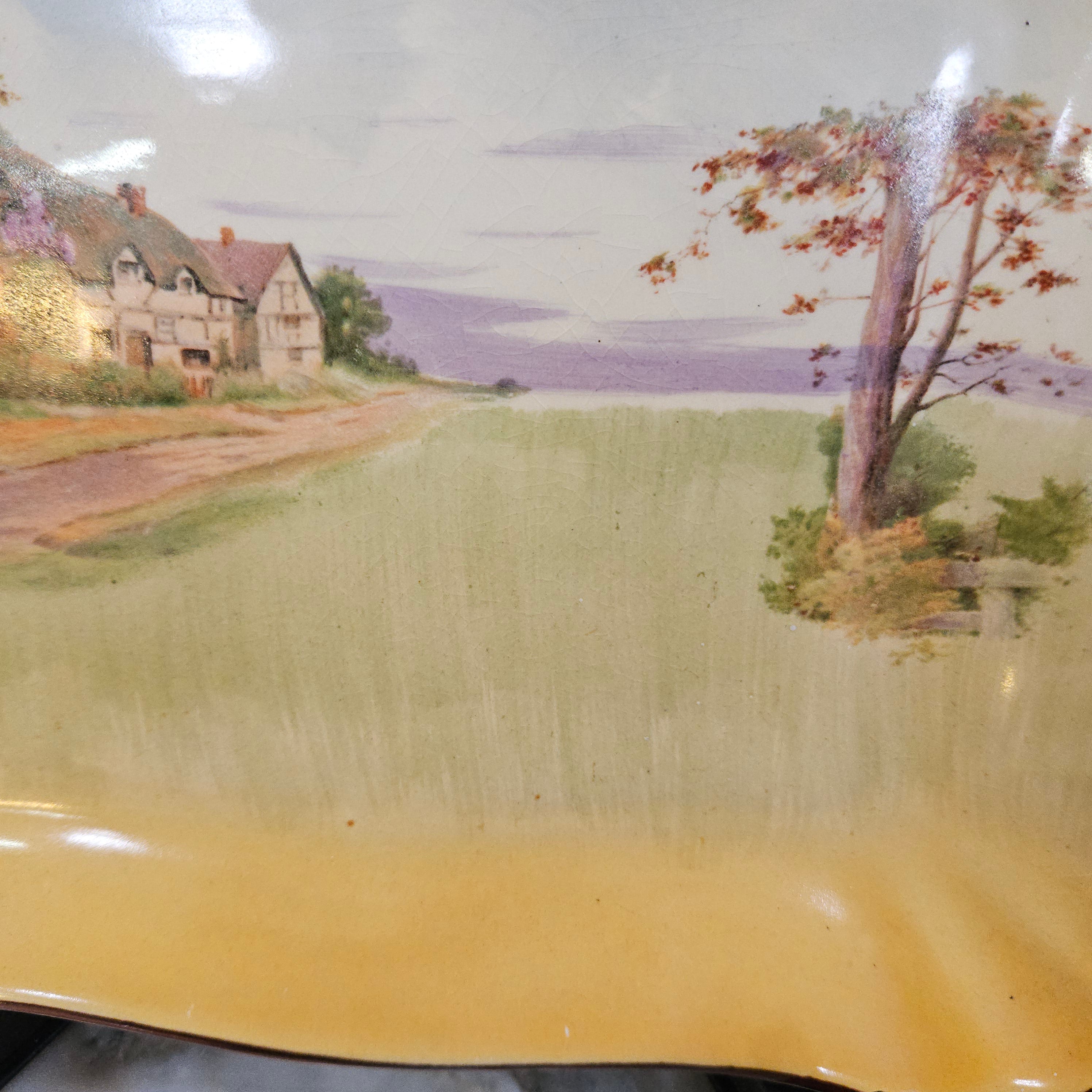 Royal Doulton Country Scene Decorative Plate | Antique & Vintage | Moonee Ponds Antiques | Australia Wide Delivery