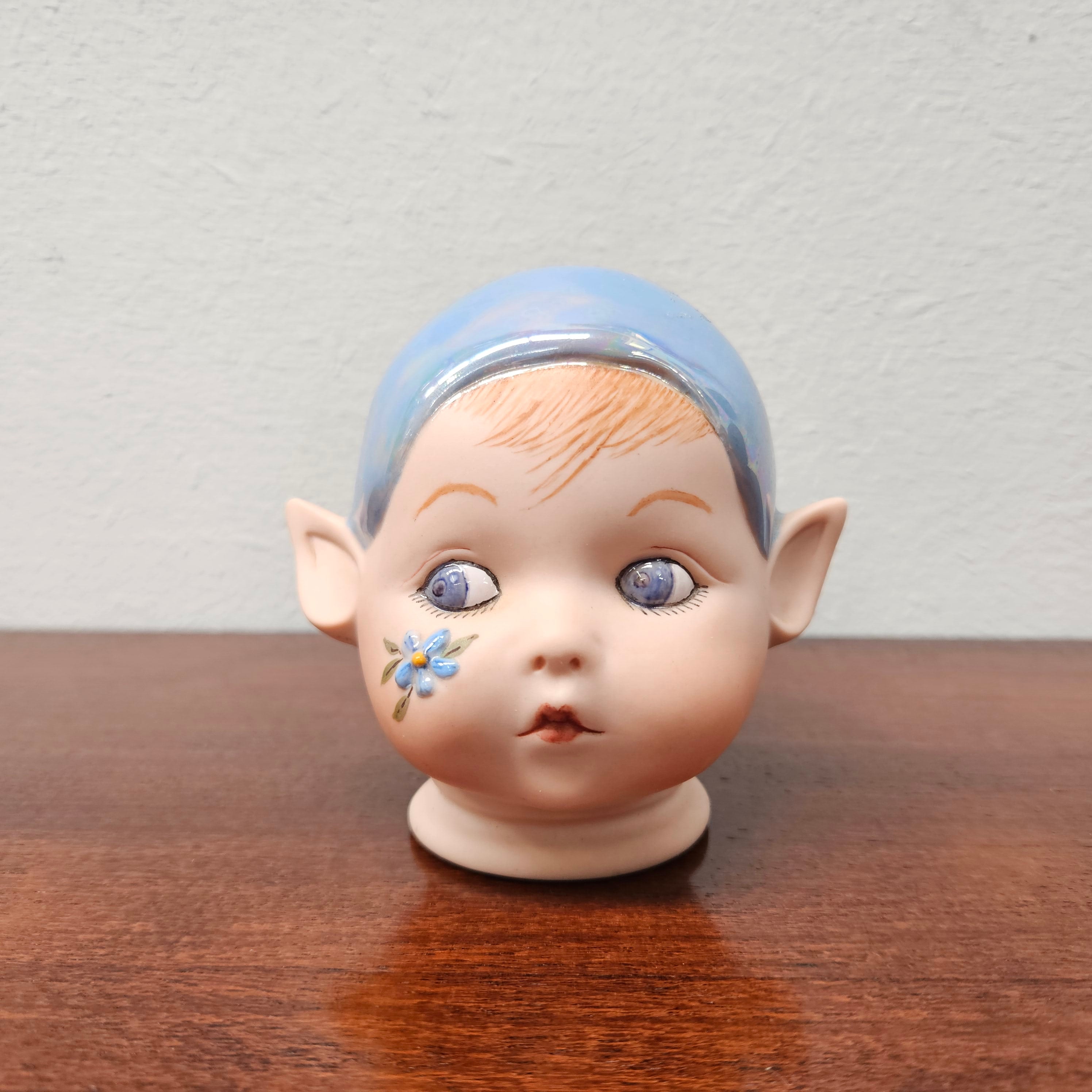 Vintage "Kay McKee" Pixie Dolls Head "1986"