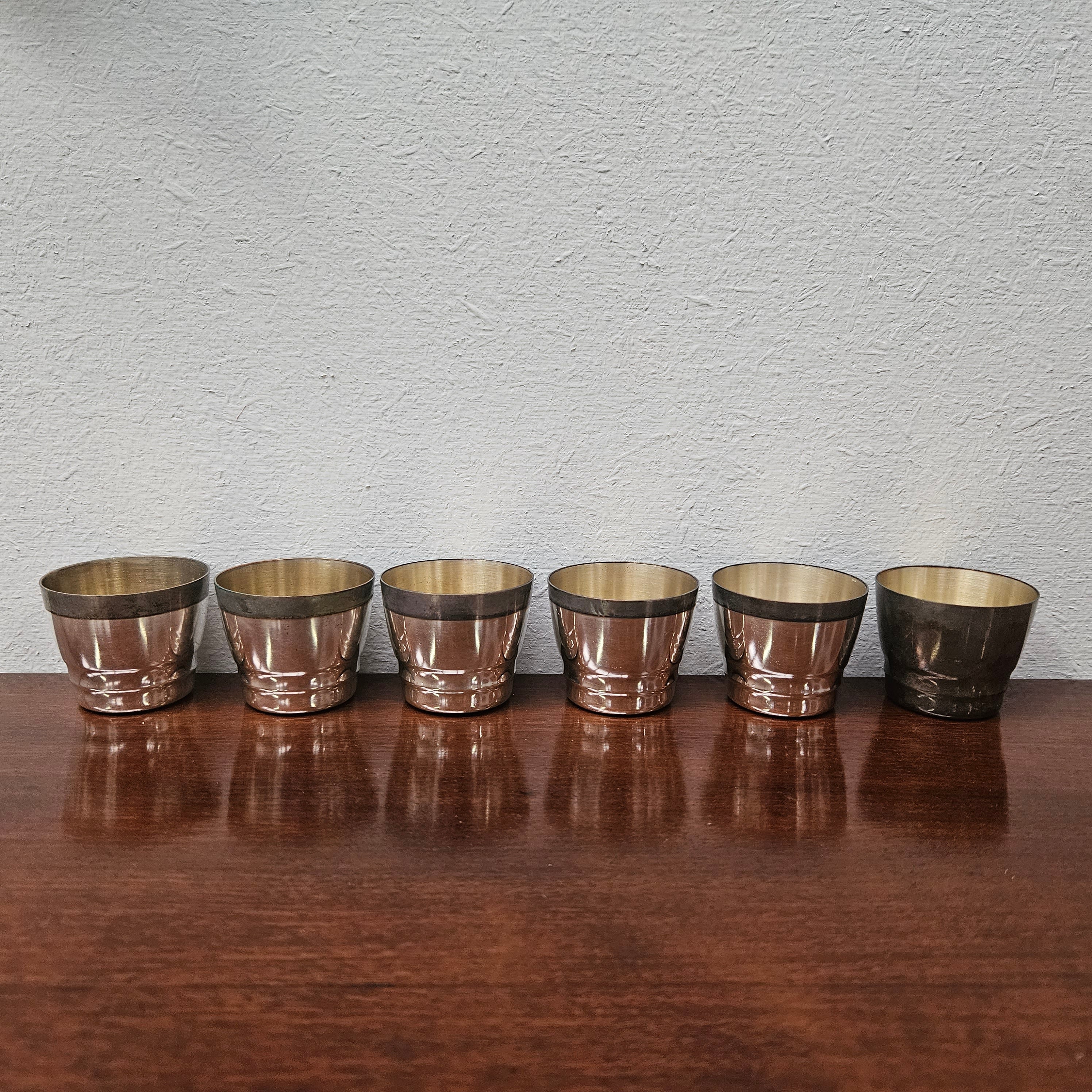 Vintage Leather Cased Shot Cups | Antique & Vintage | Moonee Ponds Antiques | Australia Wide Delivery