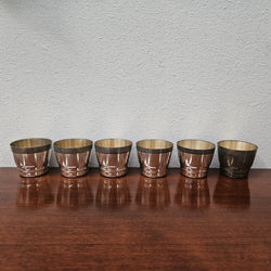Vintage Leather Cased Shot Cups | Antique & Vintage | Moonee Ponds Antiques | Australia Wide Delivery