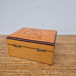Vintage Leather Enbossed Box | Antique & Vintage | Moonee Ponds Antiques | Australia Wide Delivery