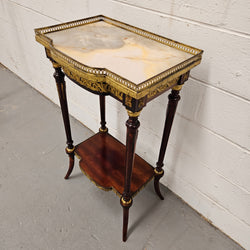 French Louis XVth Style Marble Top Side/Lamp Table | Antique & Vintage | Moonee Ponds Antiques | Australia Wide Delivery