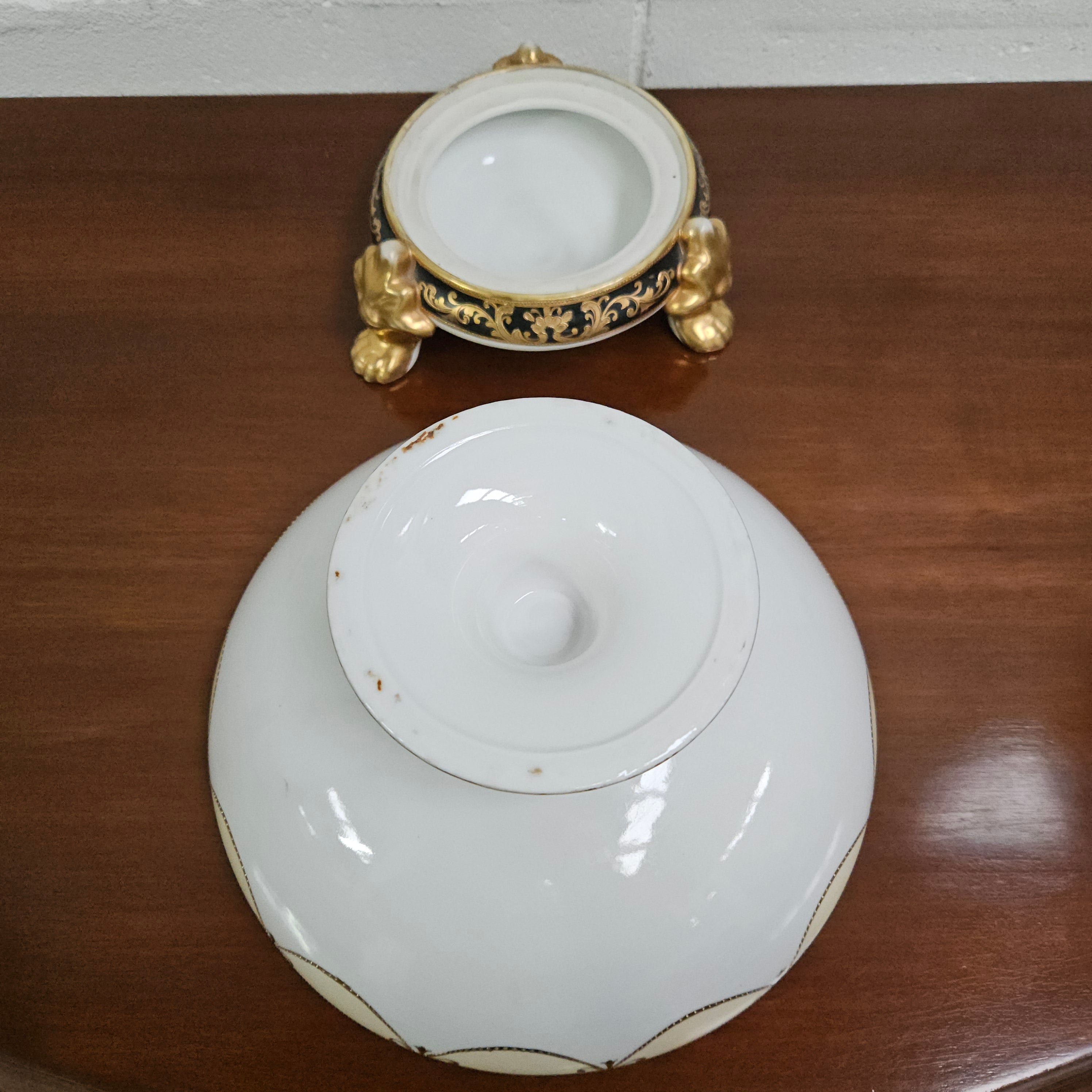 Noritake Antique Bowl on Stand | Antique & Vintage | Moonee Ponds Antiques | Australia Wide Delivery