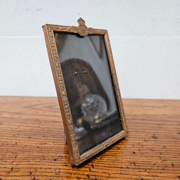 Rare RAAF photo metal and wooden frame, it is in good original condition with some signs of age. 