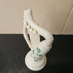 Stunning Belleek Harp with Shamrock Pattern | Antique & Vintage | Moonee Ponds Antiques | Australia Wide Delivery