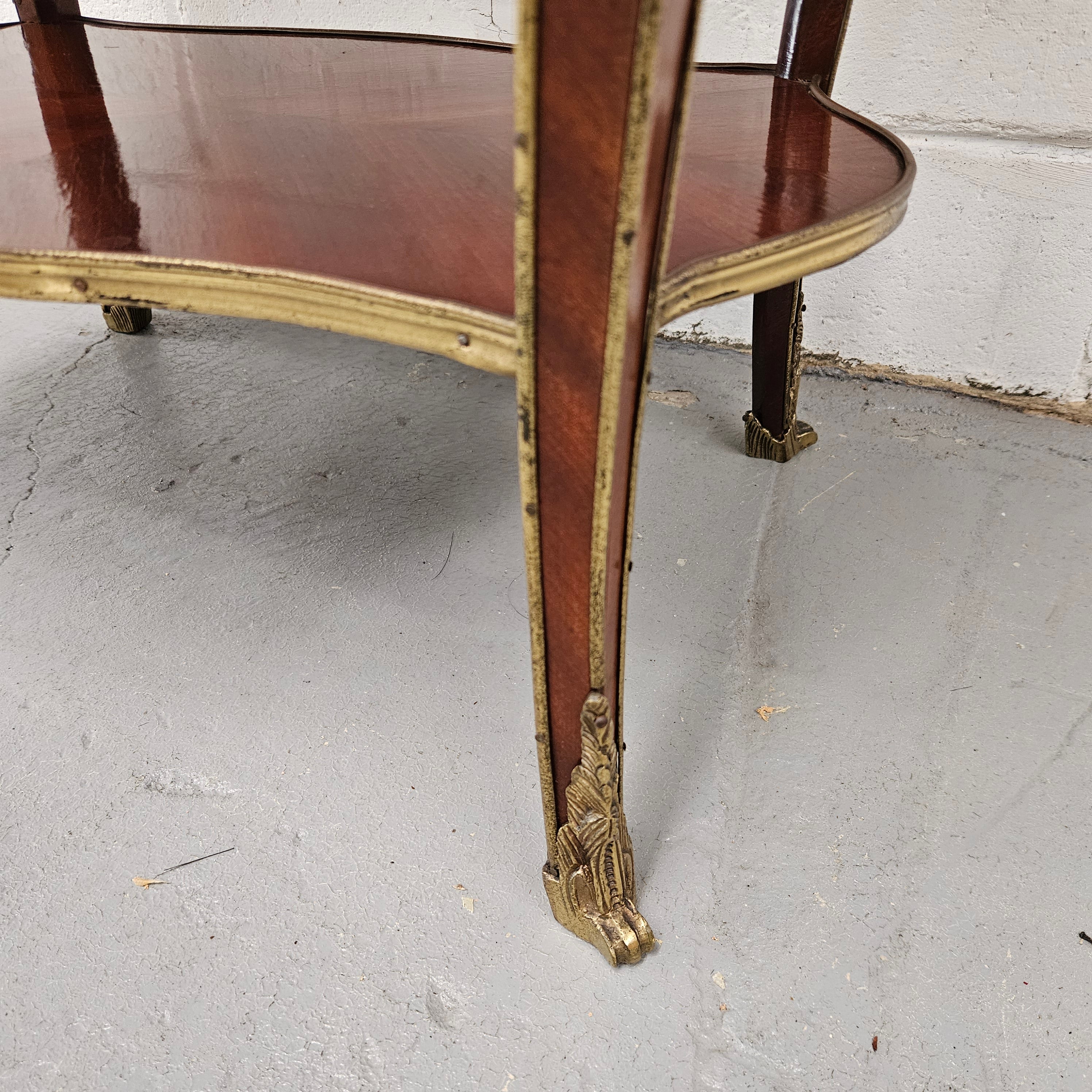 Antique French Marble Top & Ormolu Mounted Side Table | Antique & Vintage | Moonee Ponds Antiques | Australia Wide