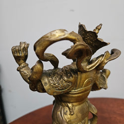 Vintage Bronze Of Guan Yu Chinese Deity