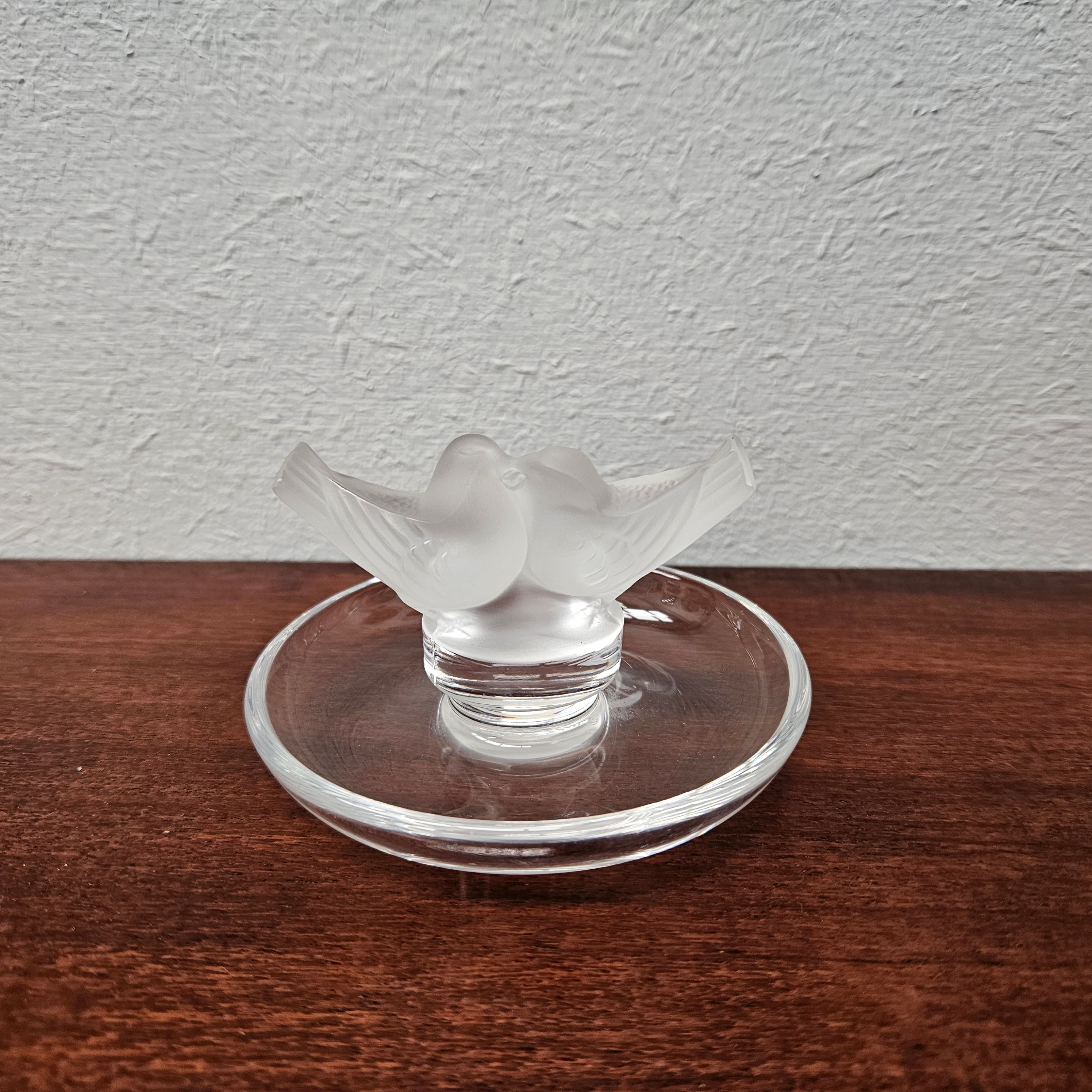 Lalique Love Birds Ring/Pin Tray | Antique & Vintage | Moonee Ponds Antiques | Australia Wide Delivery
