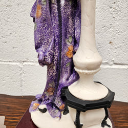 Oriental lady with column G. Armani Figure | Antique & Vintage | Moonee Ponds Antiques | Australia Wide Delivery