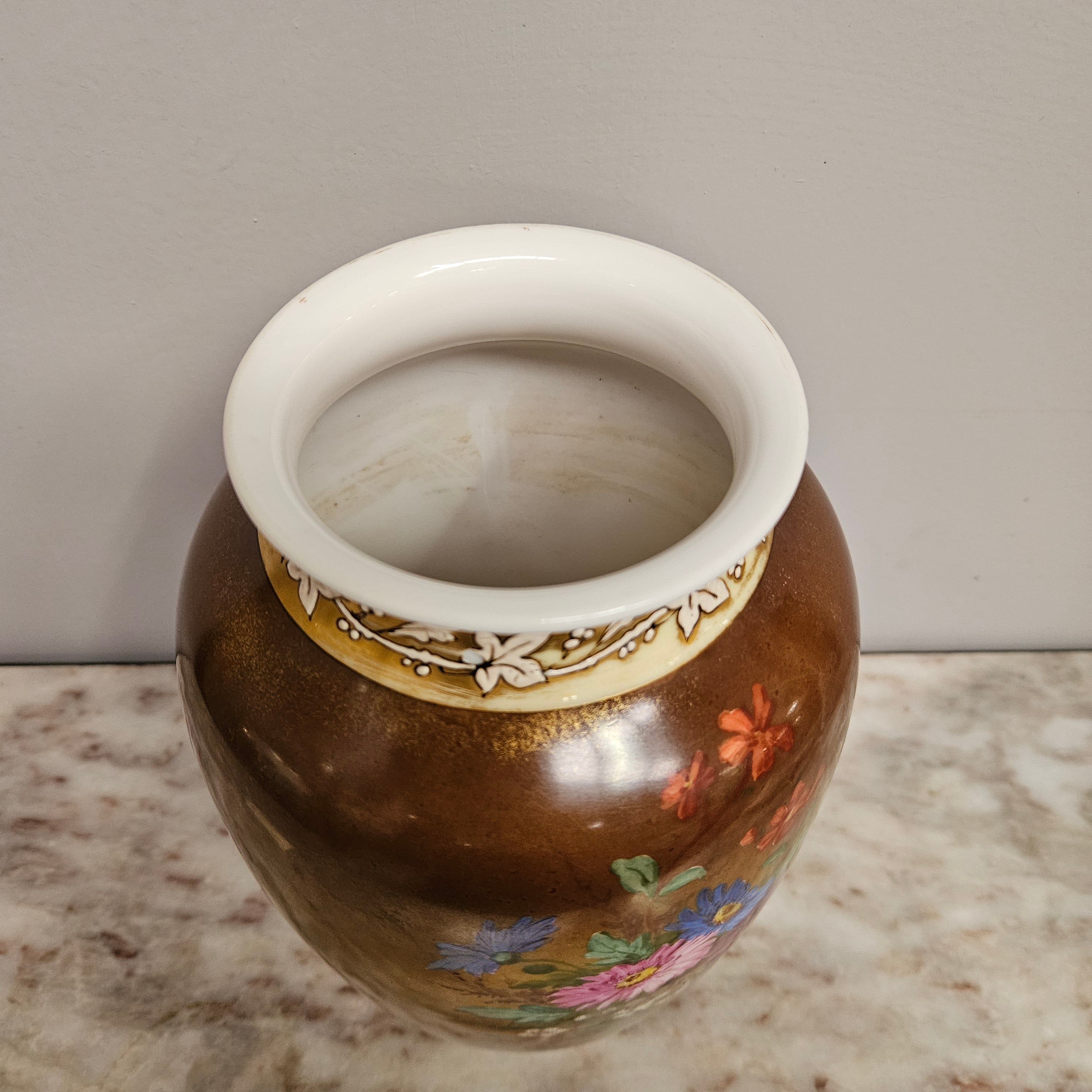 Antique Milk Glass Floral Vase C1880's | Antique & Vintage | Moonee Ponds Antiques | Australia Wide