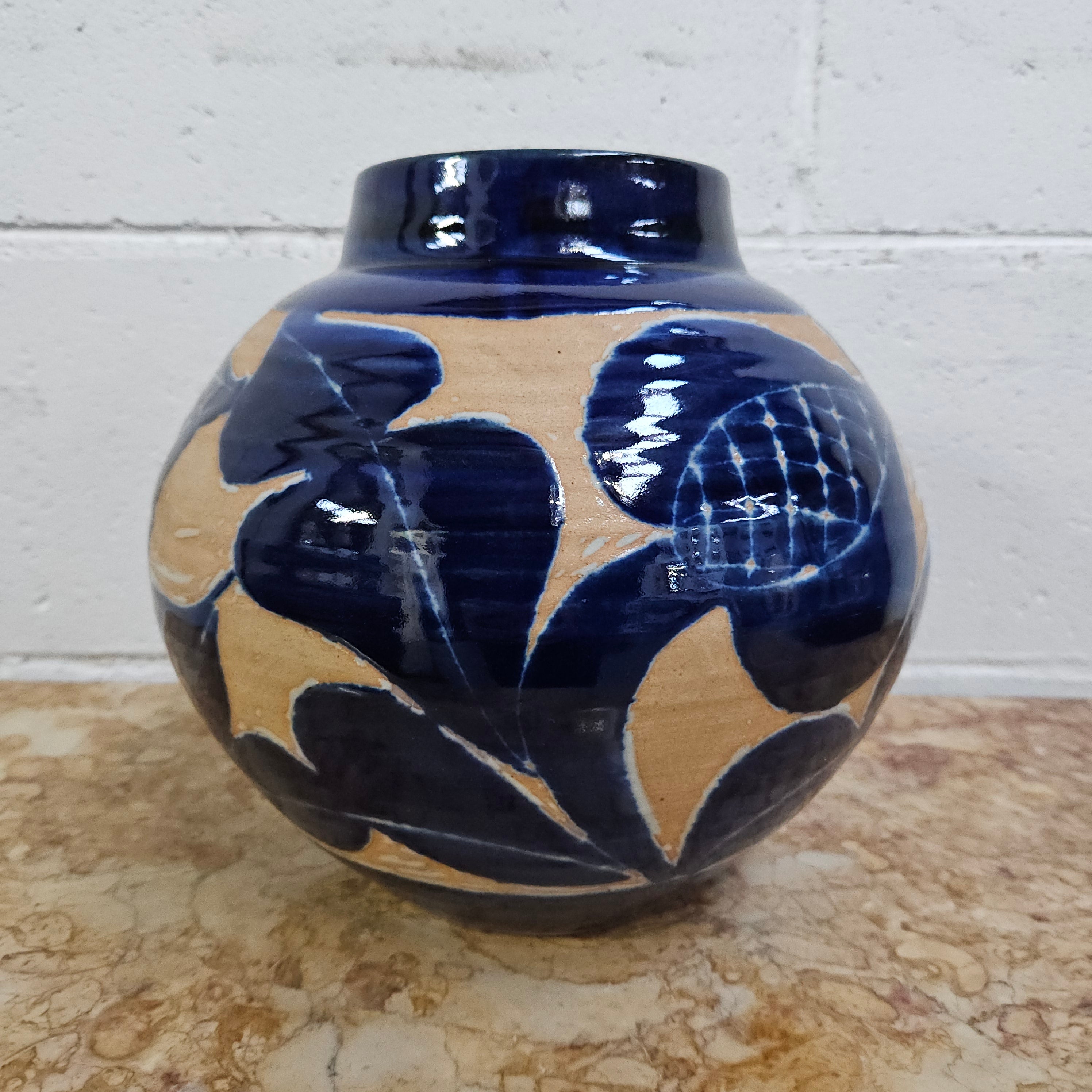 Impressive Vintage Kyoto Pottery Vase | Antique & Vintage | Moonee Ponds Antiques | Australia Wide Delivery