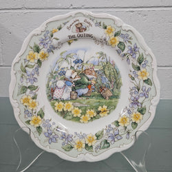 Vintage Royal Doulton Brambly Hedge "The Outing" Plate Made in England | Antique & Vintage | Moonee Ponds Antiques | Australia Wide Delivery