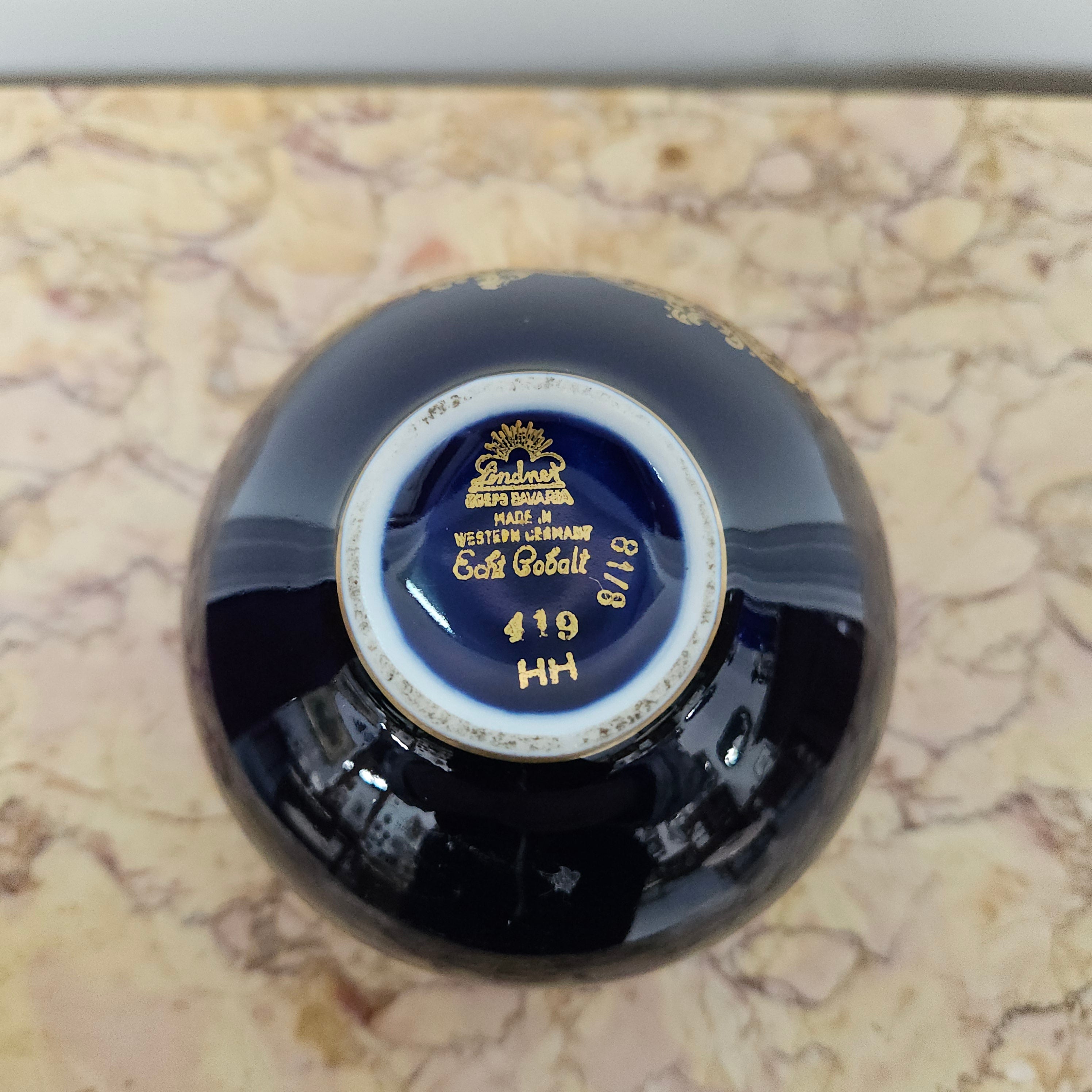 Echt Cobalt Made in Germany Vase | Antique & Vintage | Moonee Ponds Antiques | Australia Wide Delivery