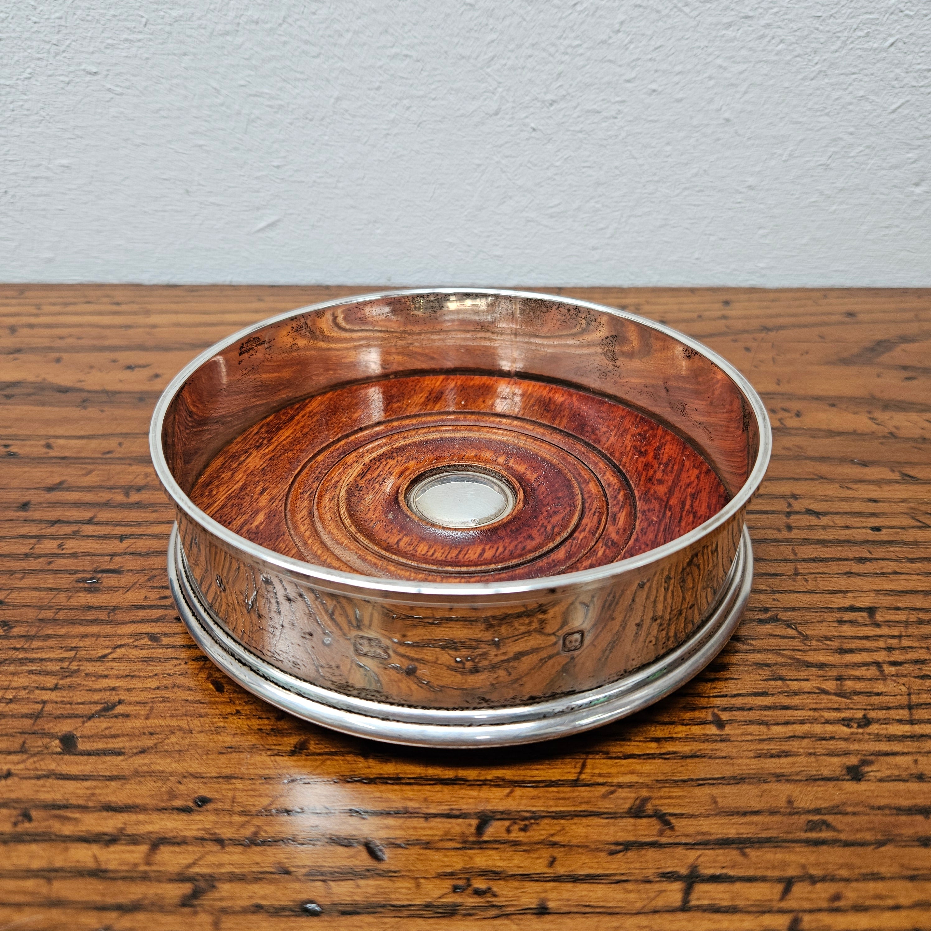 Vintage Hallmarked London Wine Coaster | Antique & Vintage | Moonee Ponds Antiques | Australia Wide Delivery