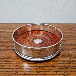 Vintage Hallmarked London Wine Coaster | Antique & Vintage | Moonee Ponds Antiques | Australia Wide Delivery
