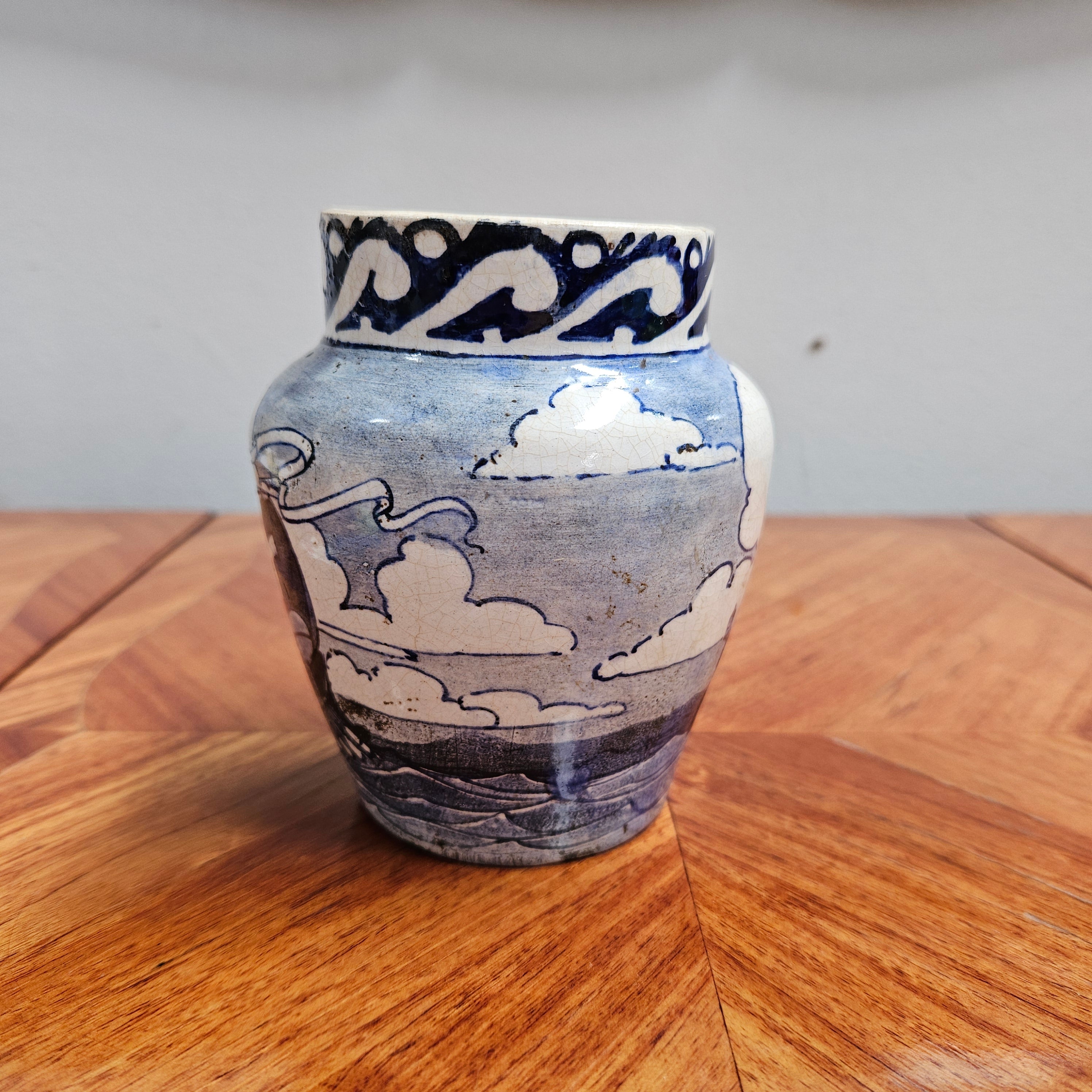 Rare Australian Pottery "Martin Moroney Brisbane" Hand Painted Vase | Antique & Vintage | Moonee Ponds Antiques | Australia Wide Delivery