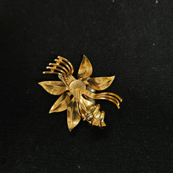 Vintage Gilt Metal & Faux Pearl Brooch | Antique & Vintage | Moonee Ponds Antiques | Australia Wide Delivery