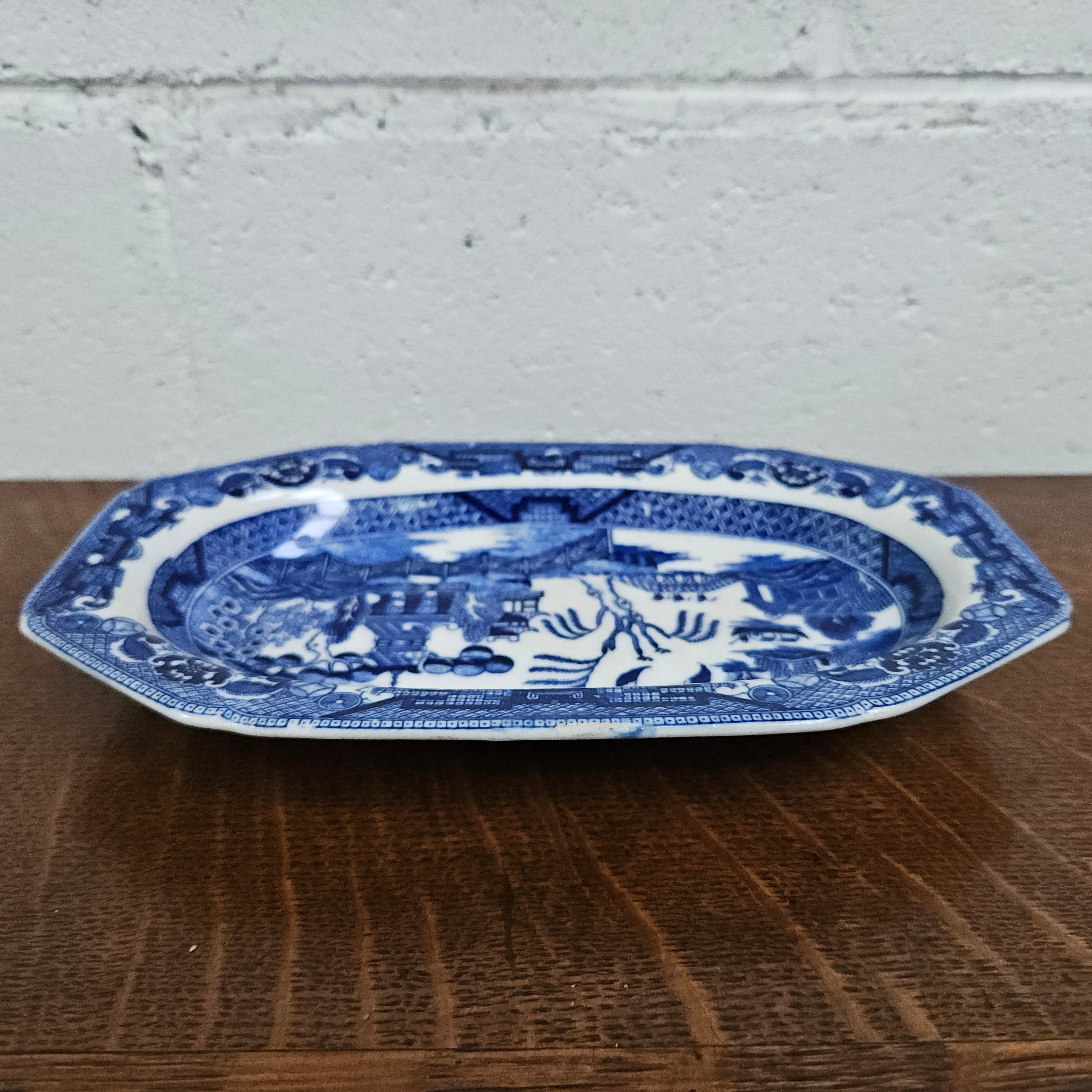 Vintage Willow Style Dish | Antique & Vintage | Moonee Ponds Antiques | Australia Wide Delivery