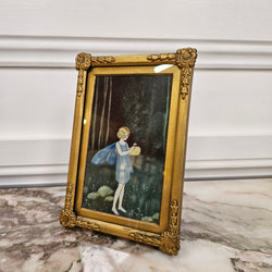 Ida Rentoul Outhwaite Original Postcard in Vintage Metal Frame | Antique & Vintage | Moonee Ponds Antiques | Australia Wide Delivery