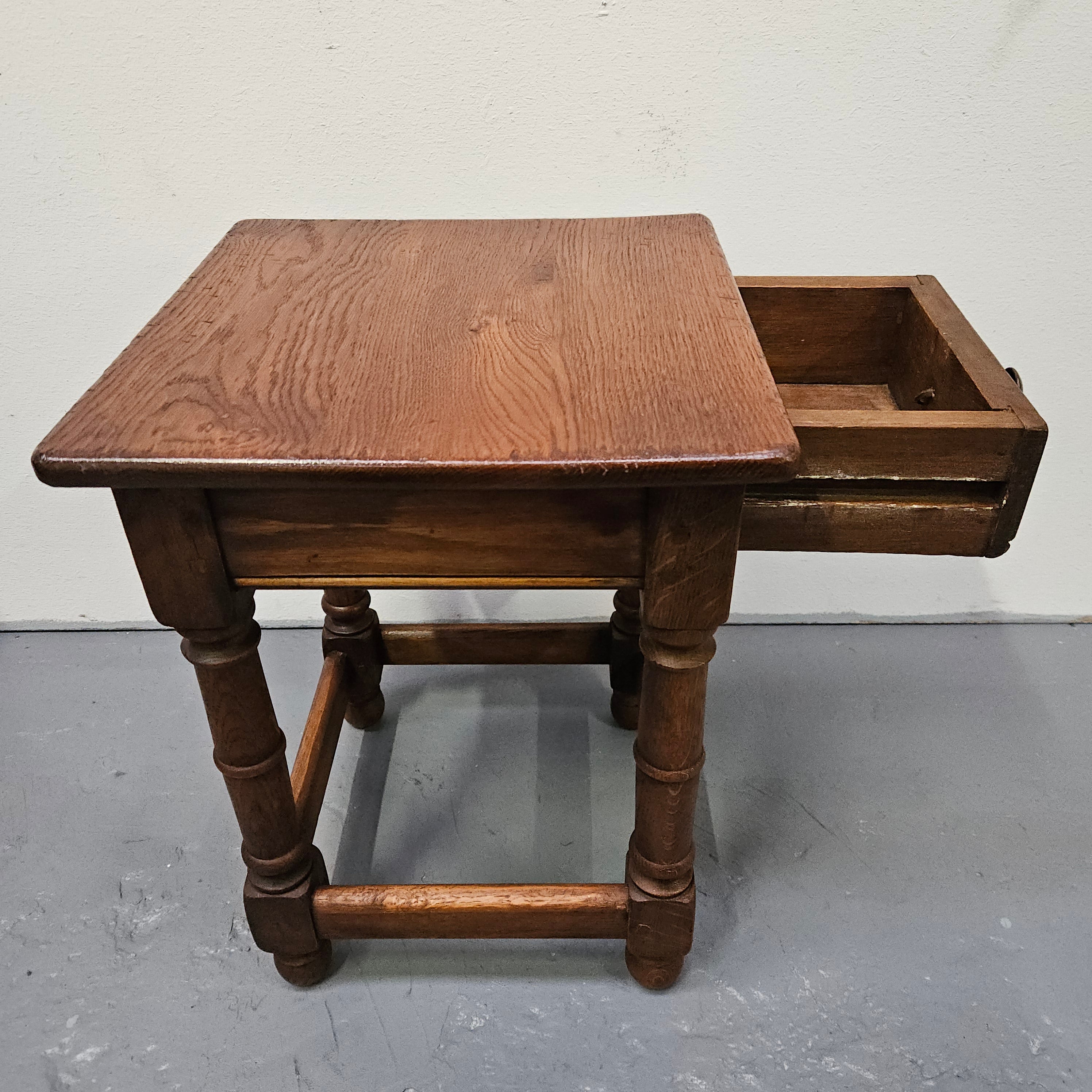 Farmhouse Style French Oak Side Table | Antique & Vintage | Moonee Ponds Antiques | Australia Wide Delivery