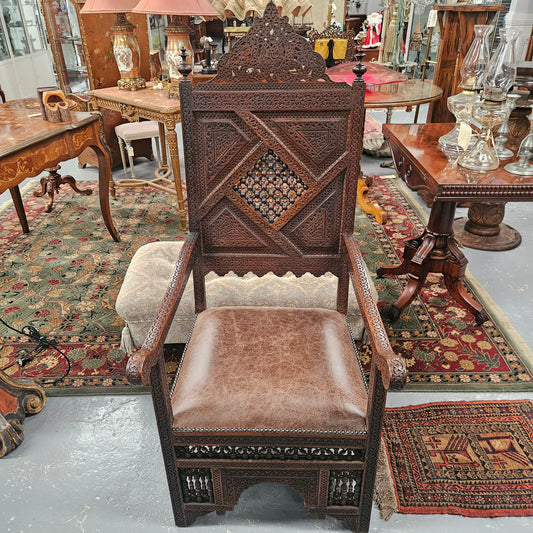 19th Century Syrian Armchair