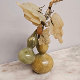 Vintage Jade Carved Fruit Bunch