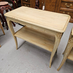 Pair Rustic Oak Shabby Chic Side Tables | Antique & Vintage | Moonee Ponds Antiques | Australia Wide Delivery