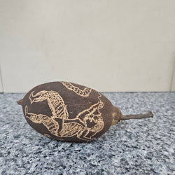 Rare Carved Boab-Treenut | Antique & Vintage | Moonee Ponds Antiques | Australia Wide Delivery