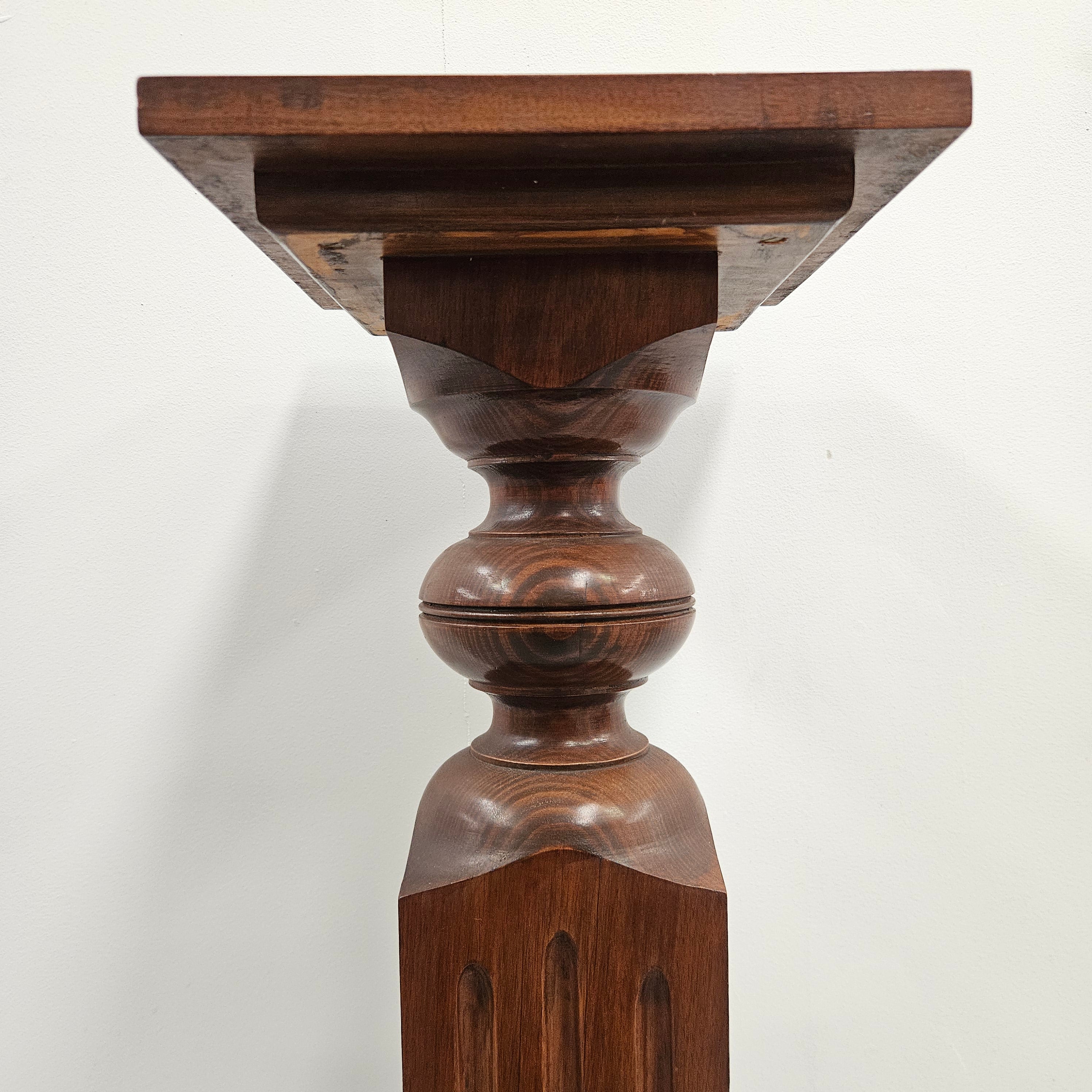 Stunning Antique Walnut Pedestal | Antique & Vintage | Moonee Ponds Antiques | Australia Wide Delivery