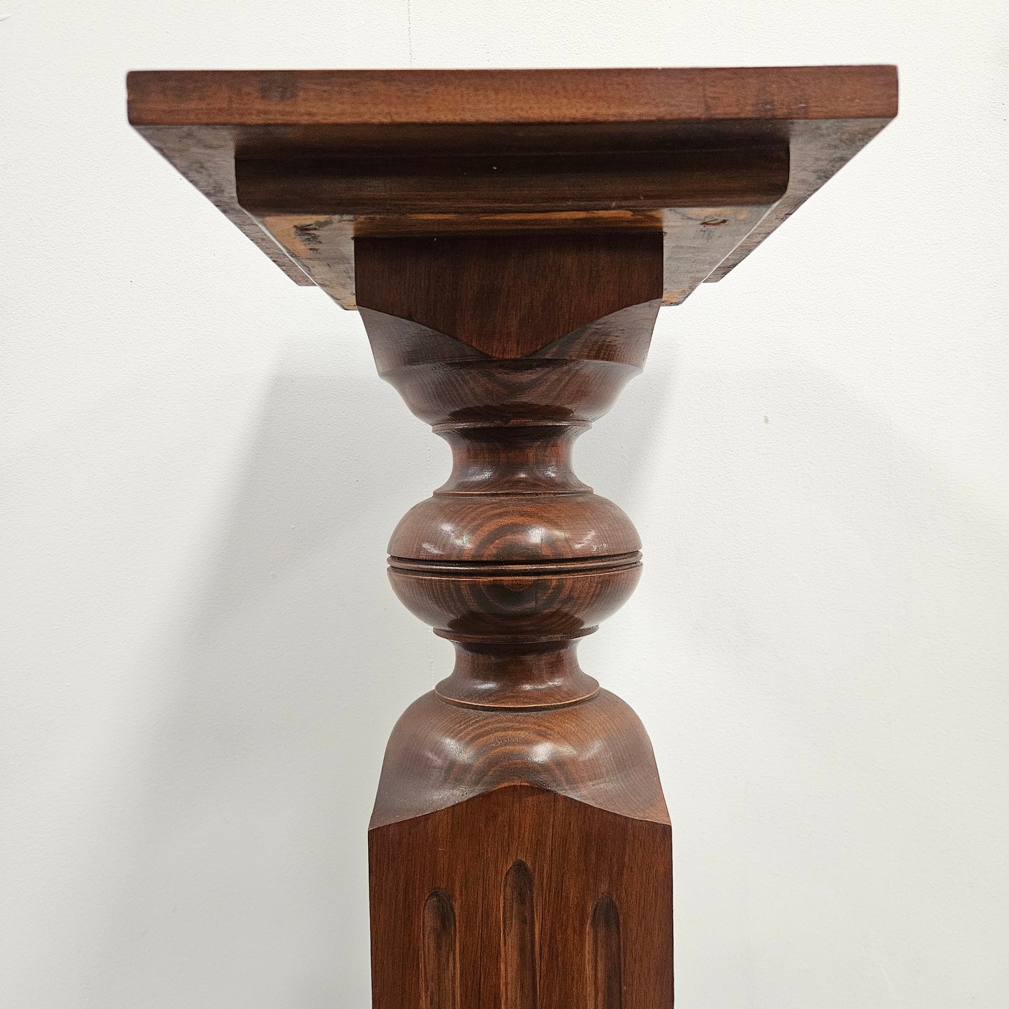 Stunning Antique Walnut Pedestal