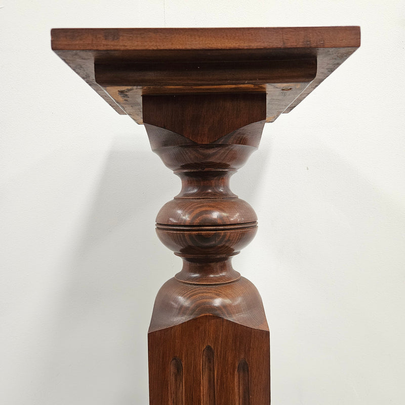 Stunning Antique Walnut Pedestal