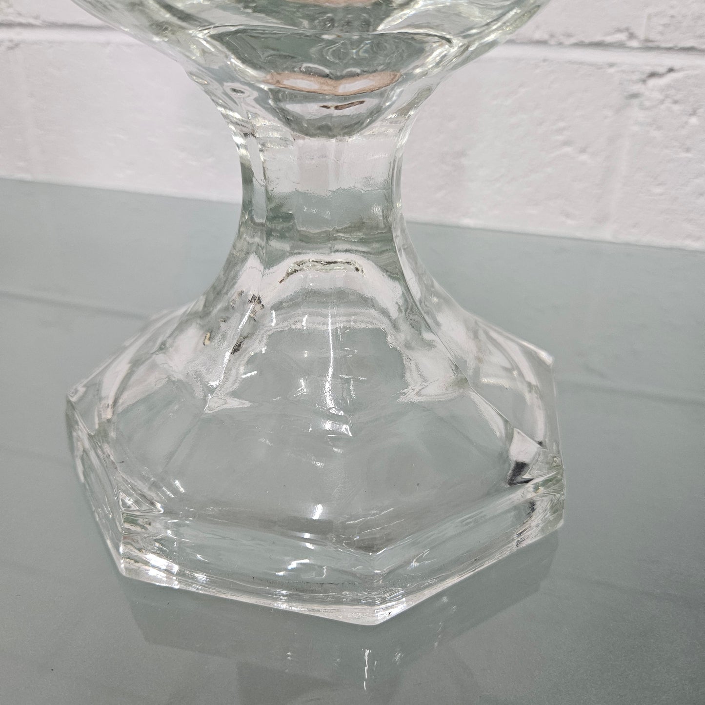 Antique Clear Glass Kero Lamp