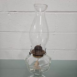 Antique Clear Glass Kero Lamp | Antique & Vintage | Moonee Ponds Antiques | Australia Wide Delivery