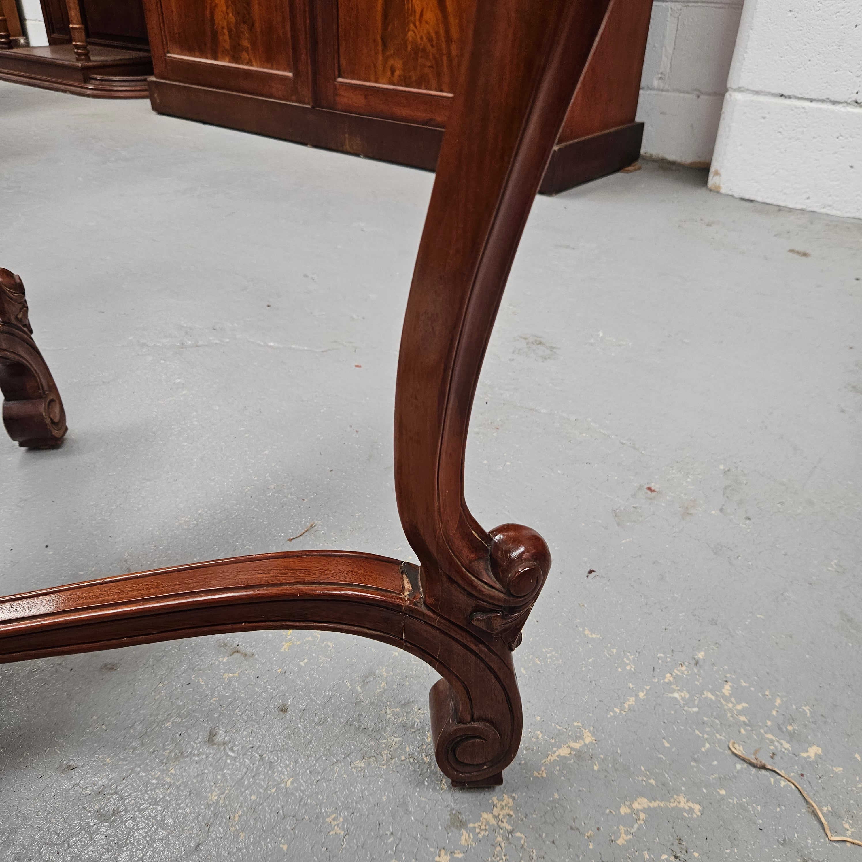 Vintage Mahogany Glass Top Coffee / Side Table Rococo Style | Antique & Vintage | Moonee Ponds Antiques | Australia Wide