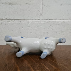 Vintage Blue/White Cow Cream Jug | Antique & Vintage | Moonee Ponds Antiques | Australia Wide Delivery