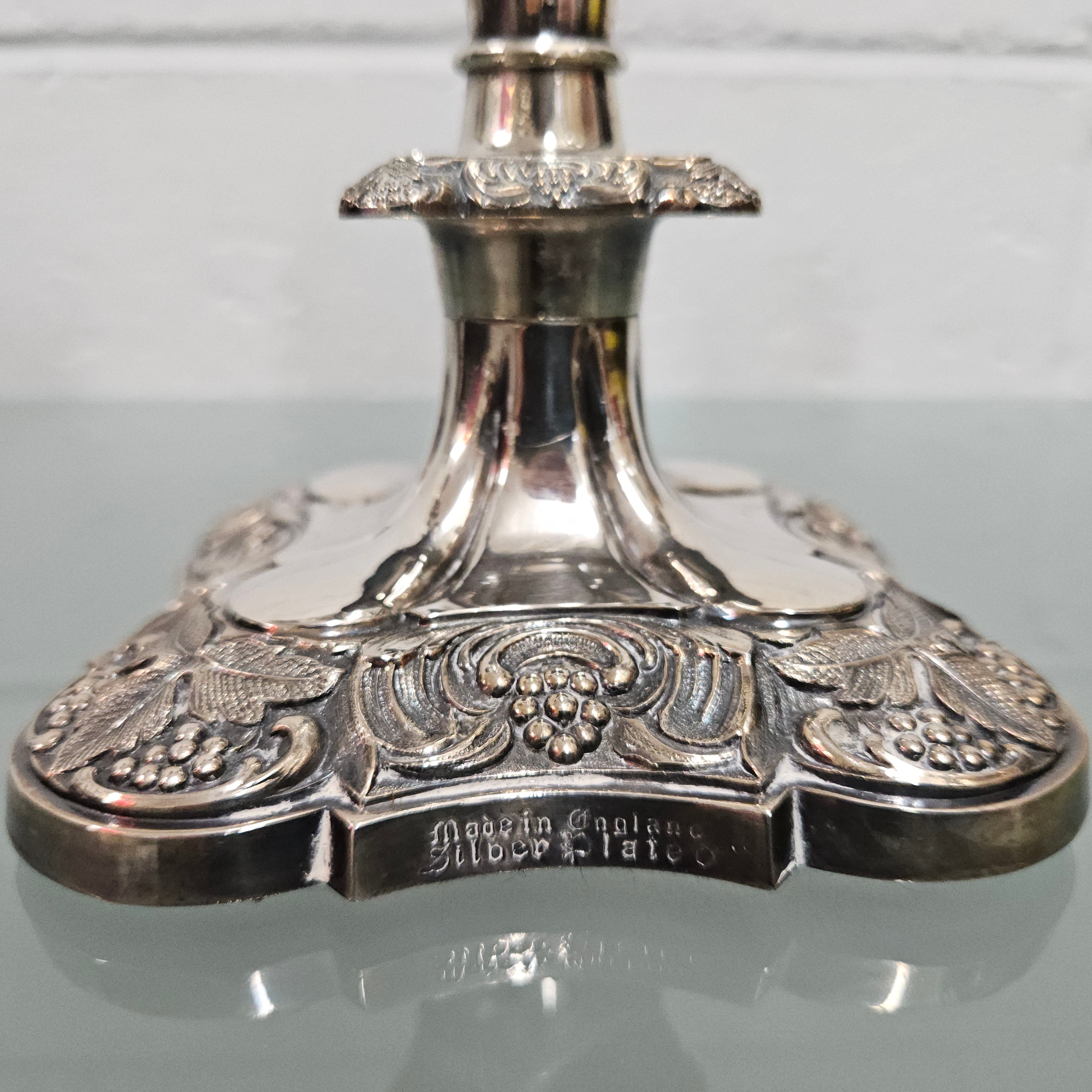 Silver EPNS Candle Holder | Antique & Vintage | Moonee Ponds Antiques | Australia Wide Delivery
