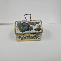 Vintage Cloisonné Treasure Box With Thimble | Antique & Vintage | Moonee Ponds Antiques | Australia Wide Delivery