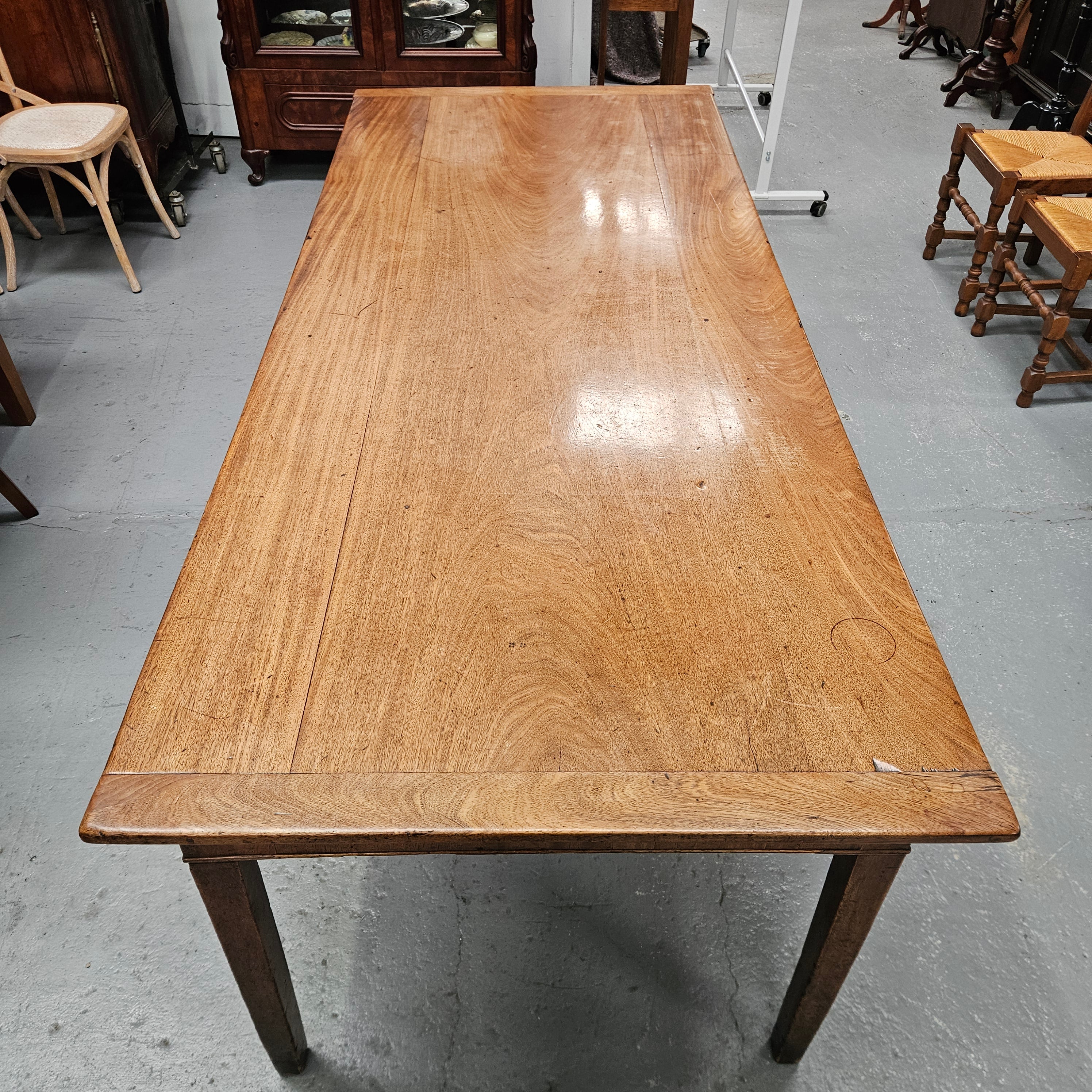 Rare Mahogany French Farmhouse Style Table C1780