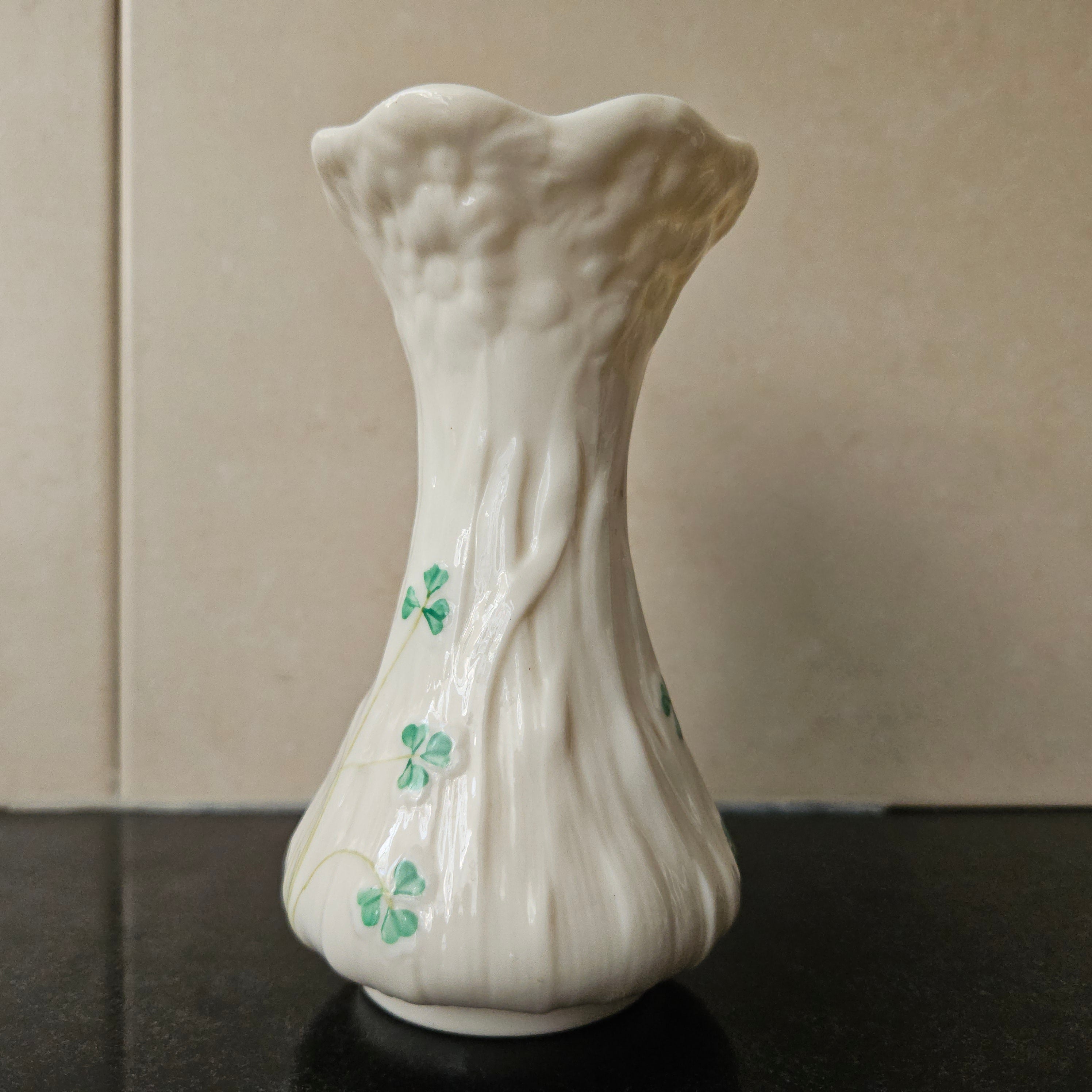 Belleek China Vase Stamped | Antique & Vintage | Moonee Ponds Antiques | Australia Wide Delivery