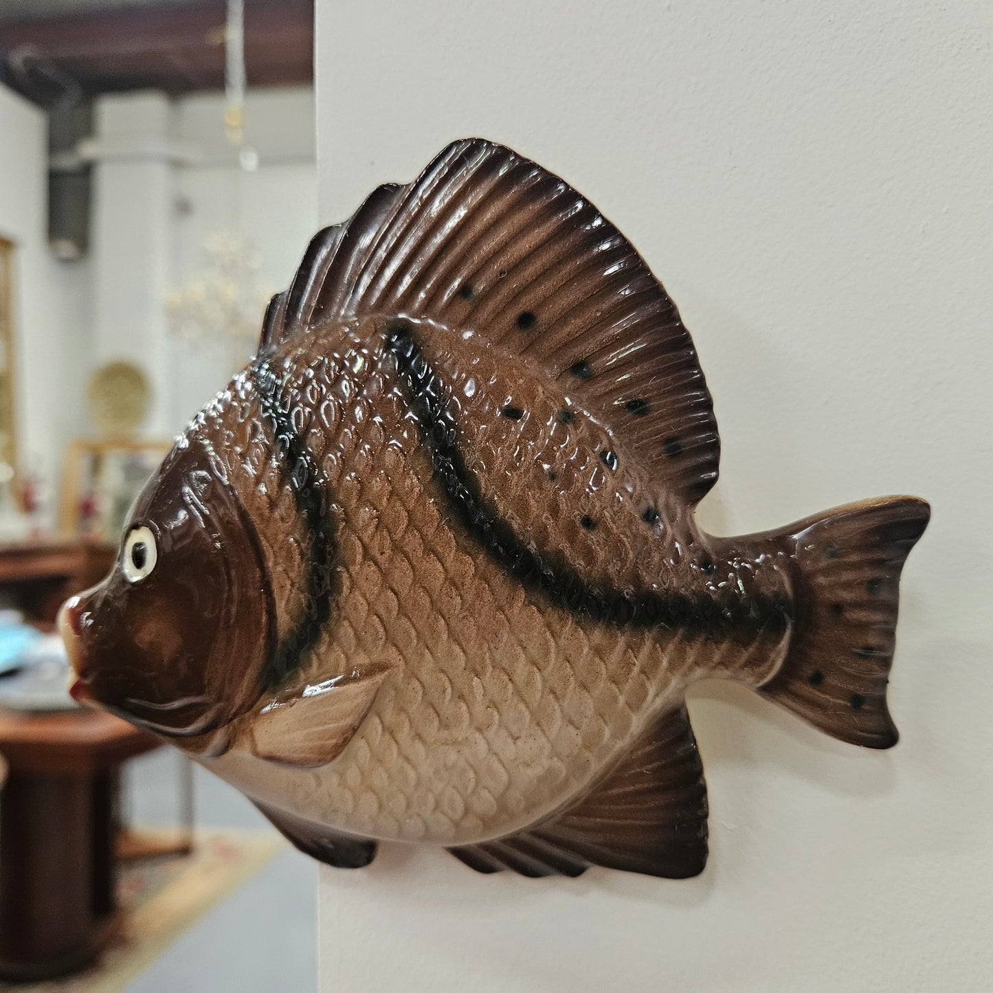 Vintage Fish Hanging Wall Plaque