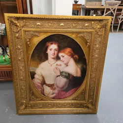 Vintage Wooden Gilt Frame Oleograph Print | Antique & Vintage | Moonee Ponds Antiques | Australia Wide Delivery