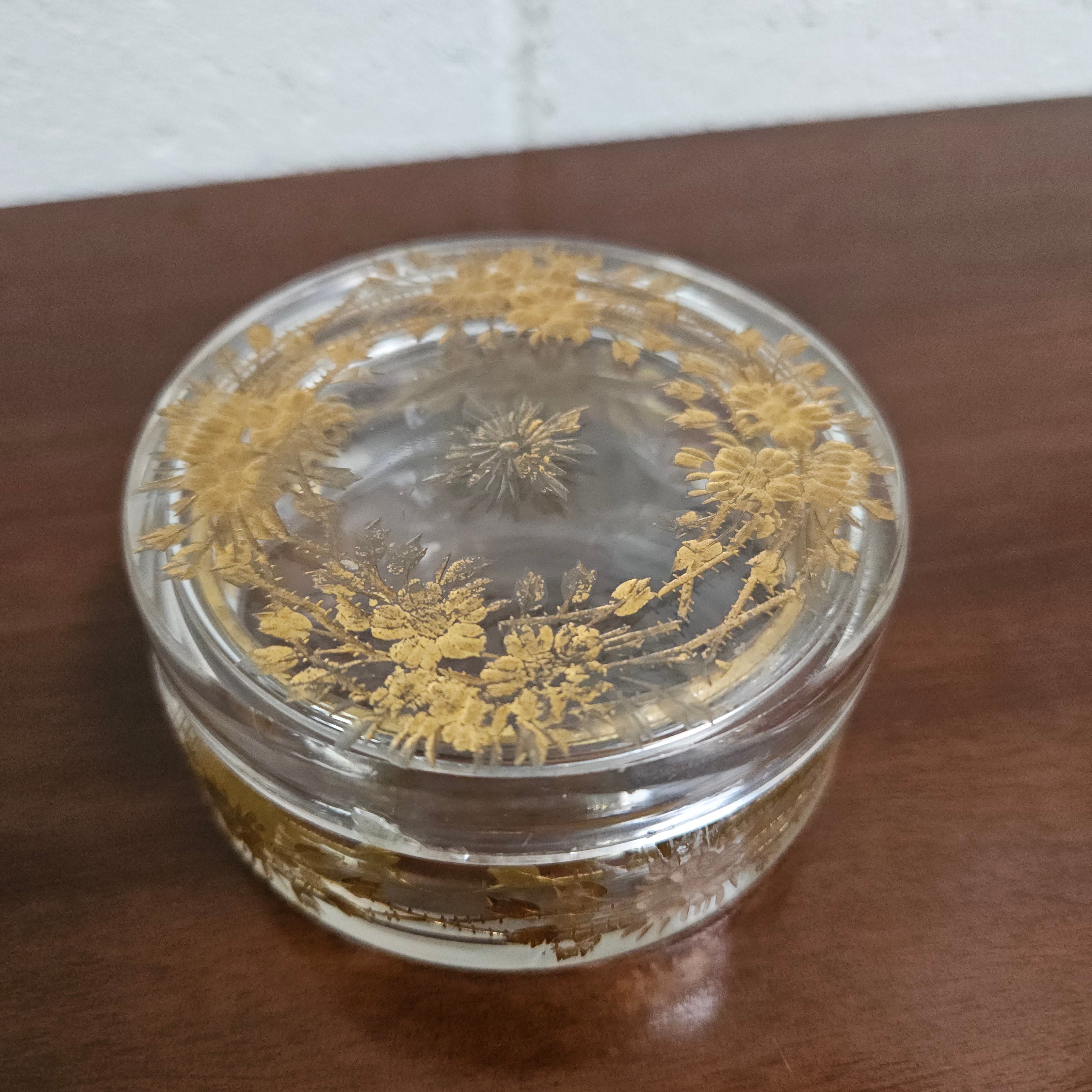 Antique Gilt & Crystal Glass Box | Antique & Vintage | Moonee Ponds Antiques | Australia Wide Delivery