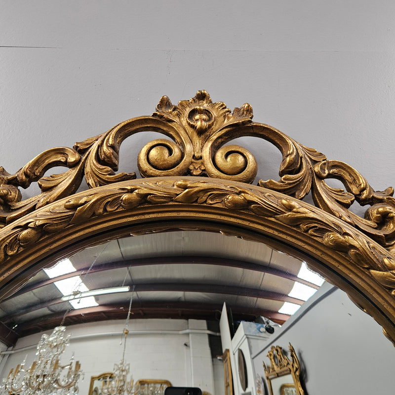 French Gilded Convex Mirror