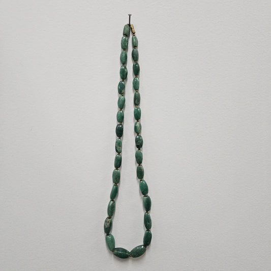 Vintage Aventurine Jade Necklace