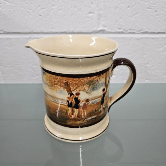 Royal Doulton Series Ware Surfing Scene Jug