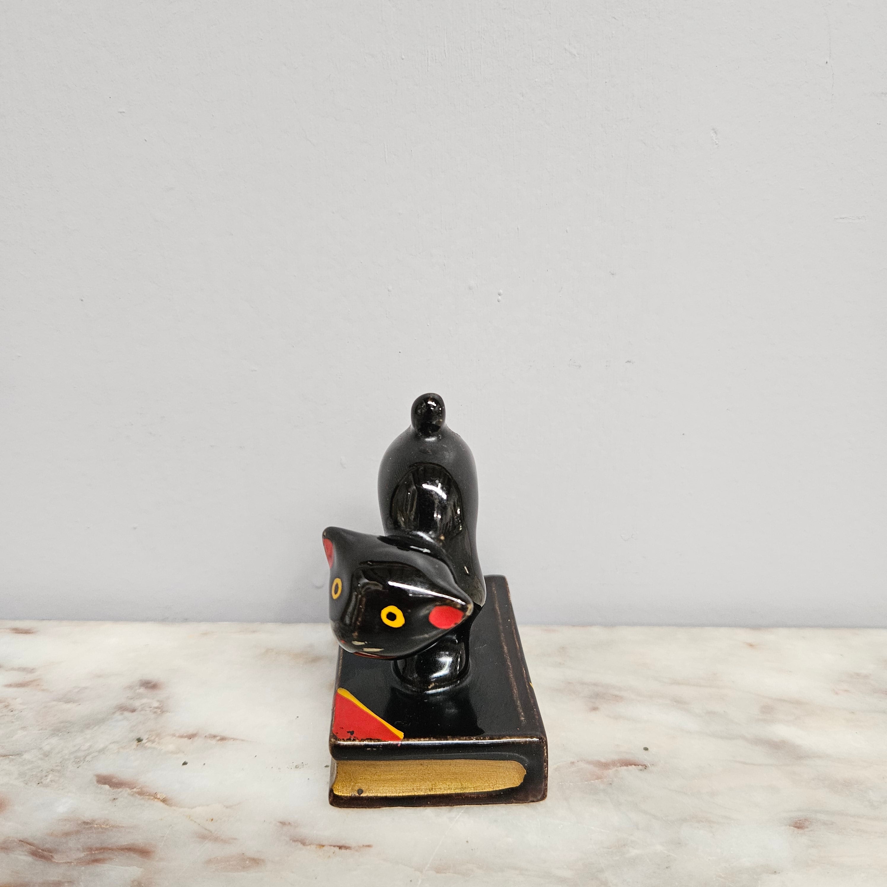 Vintage Cat on Book Ornament | Antique & Vintage | Moonee Ponds Antiques | Australia Wide Delivery